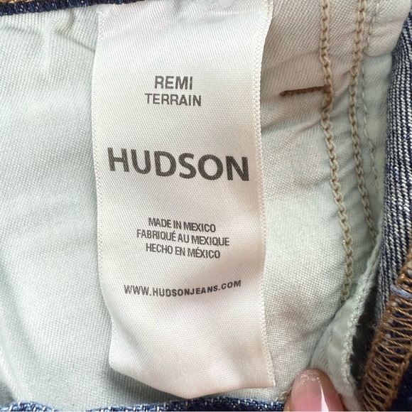 Hudson Remi High Rise Stretch Full Length Straight Leg Jeans - Picture 11 of 17